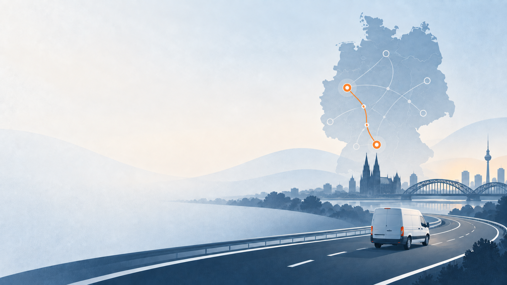 Scheduled Transport Cologne ↔ Stuttgart – Pallets, Boxes & Documents